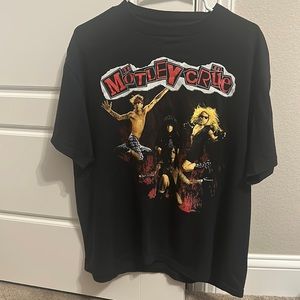 Rare Vintage 90's Motley Crue Decade Of Decadence Tour Rock Original Print